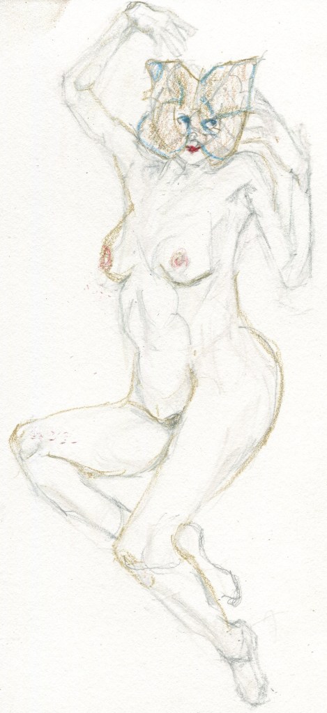 Nude in Mask