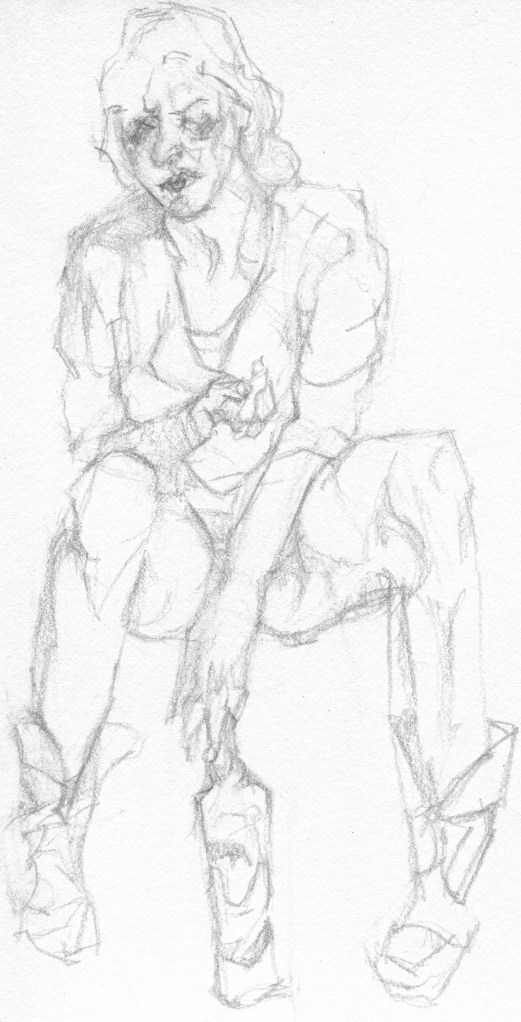 Battered Woman with Bottle