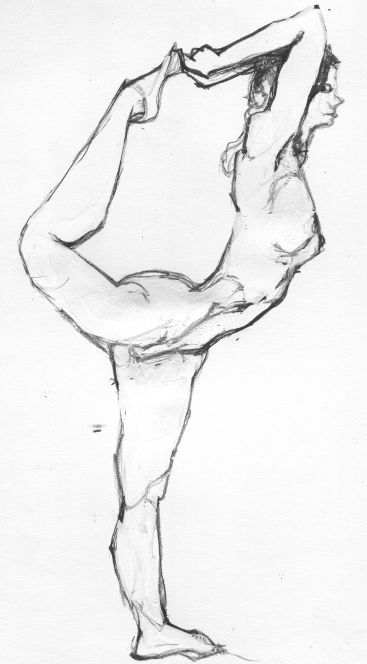 nude stretching