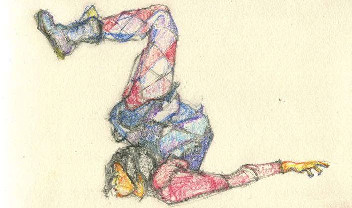 Punk Contorting Herself