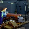 dumpster-and-car