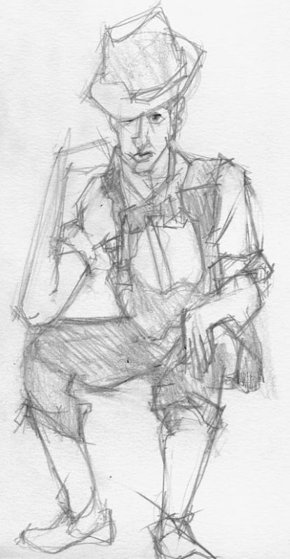 Self-Portrait on Vaudeville