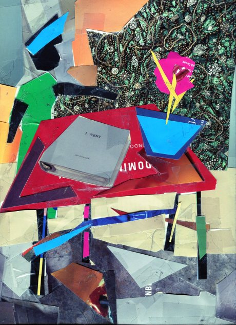 Still Life of Book and Plant with Waitress