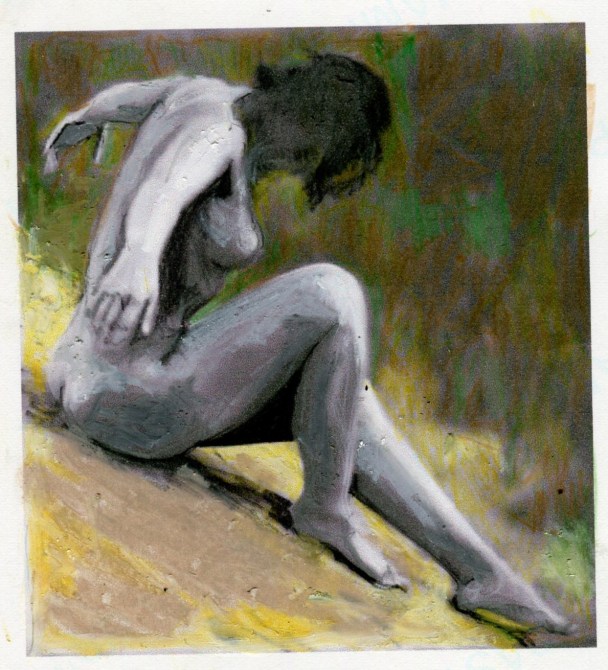 Study of a Nude Outdoors