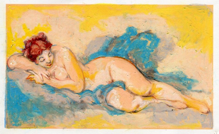 Study of a Reclining Nude #2