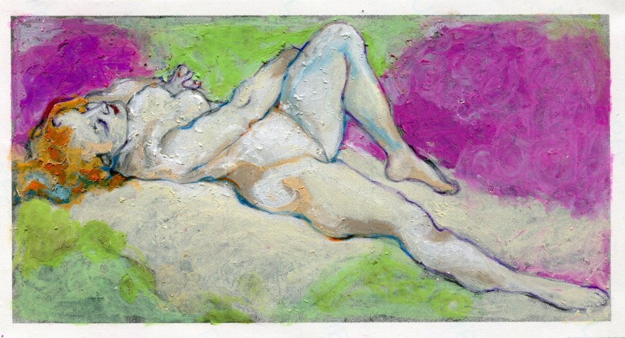 Study of a Reclining Nude #4