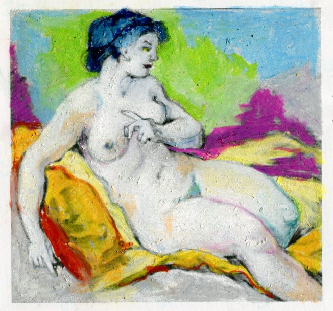 Study of a Reclining Nude #7