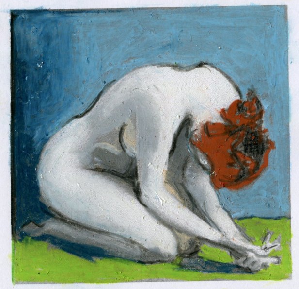 'Study of a Nude Kneeling #3'