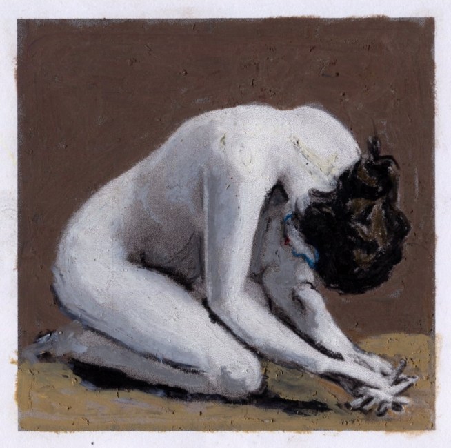 'Study of a Nude Kneeling'