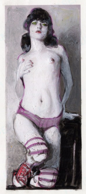 Study of a Nude Wearing Converse