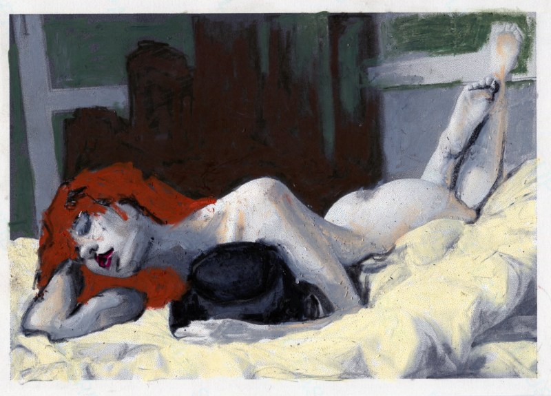 Woman with PorkPie Hat