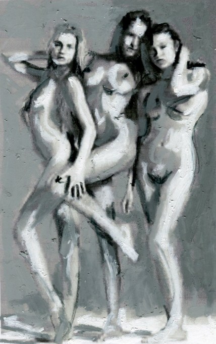 3-muses-in-monochrome